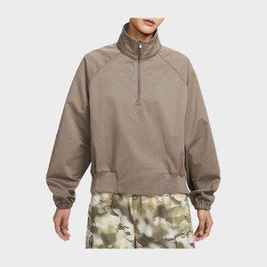 [나이키] 스포츠웨어 컬렉션 여성 오버사이즈 트윌 쿼터집 탑 HJ0234-233