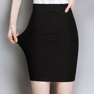 여성 3컬러 코튼 미니스커트 슬림 짧은치마 정장치마