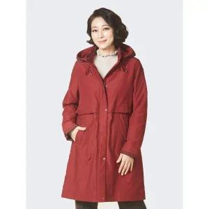 [Elegance Madam]하노버 체크 포인트 패딩 트렌치 K214BB01_P320104737