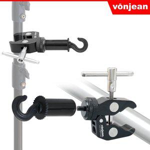 [본젠]KM-091A 슈퍼 클램프 + KM-052G 연결 나사 + KM-3401E 후크 어댑터 SET [카메라 조명 캠핑 랜턴]