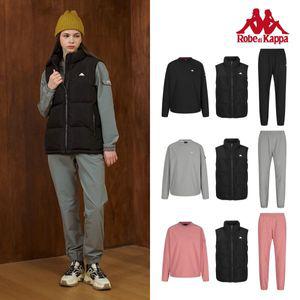 [카파] 우븐 셋업+패딩베스트 3종세트 여성 3컬러 택1