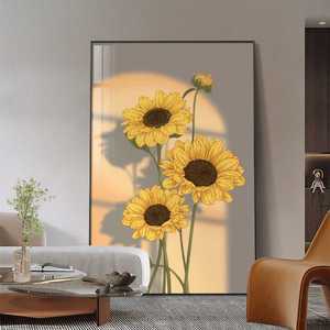 해바라기 인테리어 대형 북유럽 해바라기액자 금전운