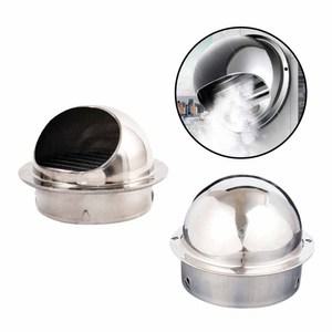 역풍 방지 원형 후드캡 1p 덮개 환기구 스텐 통풍 주방 송풍 화장실 100mm-120mm