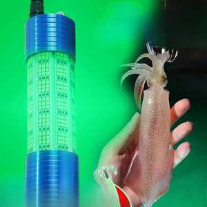 180w 7m 3색 집어등 밤 낚시 수중 오징어 램프 12V LED