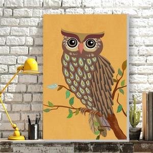 [BZJIK6L1_4B]부엉이그림 캔버스 41C 2OWL1 돈들어오는