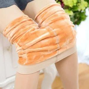 [셀러허브 패션][JHQSY1FP_51JA]융털 기모스타킹 착시 겨울 두꺼운 레깅스