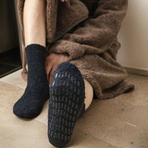 [옷자락]남성 극세사 겨울 양털 홈웨어 양말