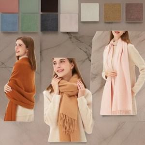[옷자락] 여자 따듯한 윈터 숄 커플 머플러 목도리