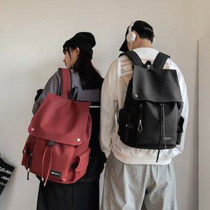 [기타]아메카지백팩 빅사이즈 플랩 스트링 천가방 배낭