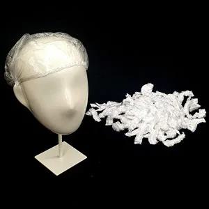 [셀러허브 패션][JHQR43P0_4B]비닐 헤어캡 소 염색 샤워 100매