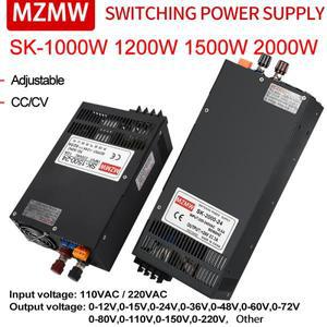 MZMW CCCV 스위칭 전원 공급 장치 1000W 1200W 1500W 2000W AC-DC 12V 24V 36V 48V 60V 72V 80V 110V 220V