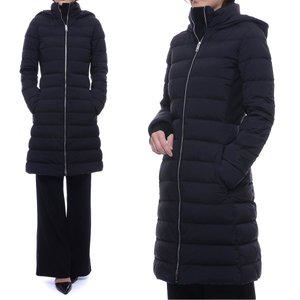 [버버리](마산점) 19FW 여성 후디드 푸퍼 코트 롱패딩 (8018557_BLACK_19F)