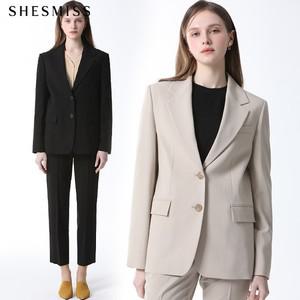 (SHESMISS)] 데일리 투버튼 싱글 재킷 (택가격  328000원)