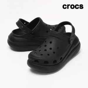 크록스 크러쉬 클로그 성인 샌들 블랙 207521-001