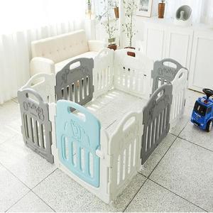 [MENOEIQL_52GP]화이트 그레이 아기 놀이울타리 가드 10P