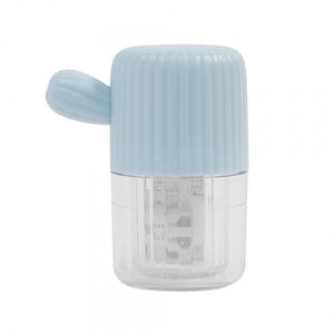 반자동 회전 렌즈세척기 콘텍트렌즈 세척통(스카이)