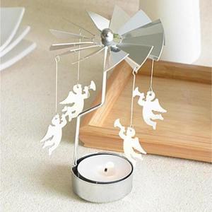 불켜면 천사가 돌아가는 촛불받침대 모빌 2개 A01497