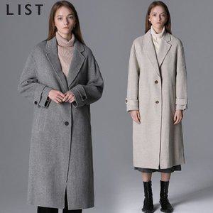 [리스트]LIST)] 탭 커프스 핸드메이드 울 코트 (택가격:428000원)