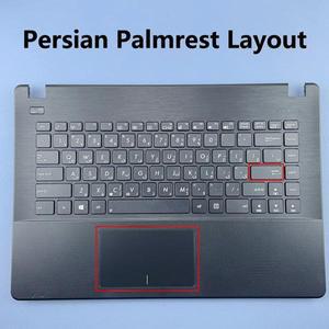 터치 패드 페르시아 팜레스트 노트북 키보드 Asus X451 X451CA X451MA F451CA F451MA 시리즈용