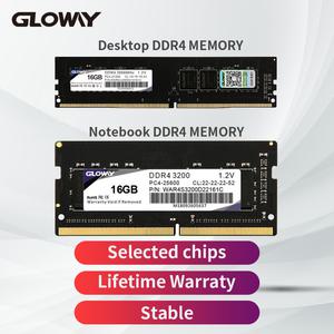 Gloway 컴퓨터 데스크탑 노트북용 메모리 램 DDR4 노트북 3200mhz 16GB 8GB 2666mhz SODIMM
