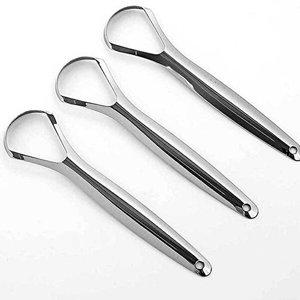 [셀러허브 패션][JHQS8718_4B]3p 구강관리용품 구강 스테인리스 혀클리너