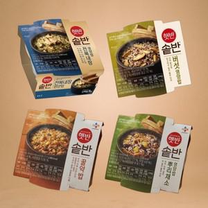 CJ 햇반 솥반 8개 버섯영양밥2+꿀약밥2+뿌리채소영양2+전복내장2