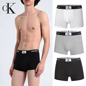 [캘빈클라인]캘빈클라인 CK 언더웨어 남성 드로즈 남자 속옷 트렁크 팬티 3팩세트 2종택일