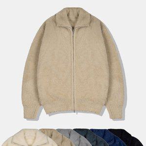 [비템]소프트터치 워셔블 모헤어 앙고라 니트 집업 가디건 6컬러