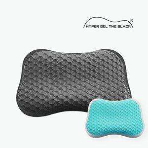 [하이퍼겔]하이퍼겔 프리미엄 쿨젤 메모리폼 베개 더 블랙 대형 1개 + 시즌3 소형 1개