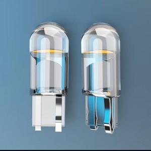 턴인  T10 LED 자동차 라이트 COB 번호판 램프 전구 W5W DRL