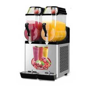 슬러시 기계 1200W 간식용 업소용 매장 칵테일 레트로 3기통 음료 기계(단일 냉각)