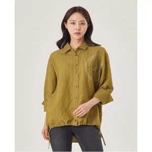 [조이너스]스탬프밑단스트링셔츠_JACU4-WRC160