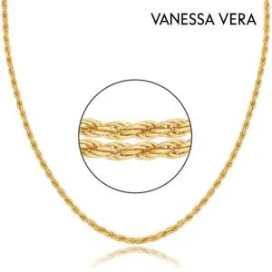바네사베라 18K 베이직 로프체인 목걸이