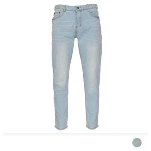 남성 탑 스키니 데님팬츠-연청