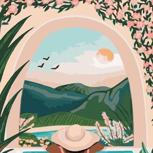 하모니아트 DIY 유화그리기 세트 40x50 힐링