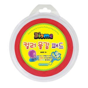 [MEL91N97_52GP]미술놀이 디오메 컬러 물감 패드 빨강