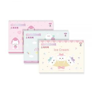 [MENOIKS0_52GP]펜피아 초등여자 스케치북 345x250mm 23매