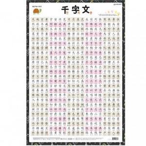 [MEM48809_52GP]학습벽보 한자학습벽보 천자문 520mmx765mm