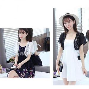 [피커]쉬폰가디건 볼레로 쉬폰 캐주얼