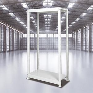 부원진열장 경량랙 철제선반 무볼트 조립식 앵글 창고 선반 철제랙 2단