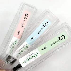 글로리 G시리즈 10줄 투명라인 초극세사모  연마 인조 가닥 셀프 아이돌 포인트 속눈썹  줄눈썹