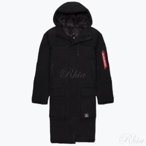 알파인더스트리 롱 푸퍼 파카 MJL53500C1 블랙