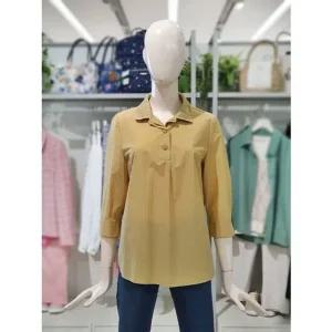 [갤러리아] 크로커다일레이디 니트 카라 풀오버 블라우스 CLDFBL101