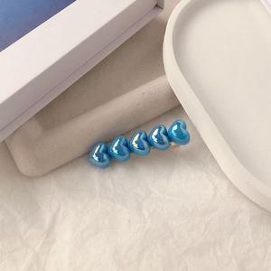 하트 악어핀 머리핀 포인트집게핀 홀로그램 헤어핀 집게핀 포인트핀