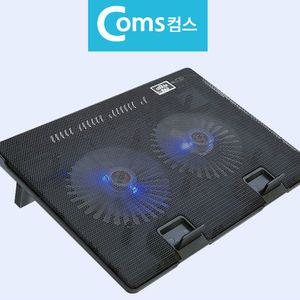 저소음 듀얼 대형 쿨링팬 노트북 쿨러패드 받침대 쿨러 쿨링패드