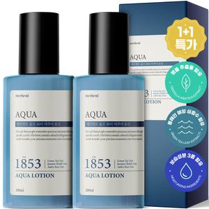 [원쁠원] 메르헨트 아쿠아 대용량 로션 에멀젼 200ml 남성 남자 에멀전 이멀젼 수분 크림 보습 진정