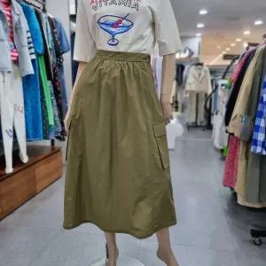 베네통/애플아울렛/벌룬 스커트/BASK95431