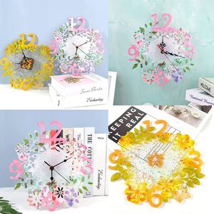 레진 공예 몰드 UV 크리스탈 레진 재료 벽걸이 시계 실리콘 몰드