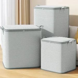 모니즈 [1 + 1 + 1] 탄탄퀄리티 140L 대용량 리빙박스 옷/이불정리함 (총3P)