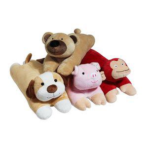 [블루마켓]캐릭터 안전벨트 쿠션 방석 필로우 인형 차량용